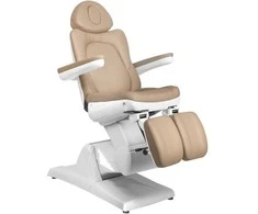 Activeshop Kosmetologinis krėslas AZZURRO 870 PEDI ELECTRIC 3 MOTOR Cappuccino