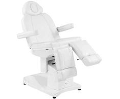 Activeshop Kosmetologinis krėslas AZZURRO 708A PEDI ELECTRIC 3 MOTOR Baltas