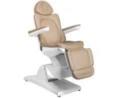 Activeshop Kosmetologinis krėslas AZZURRO 870 ELECTRIC 3 MOTOR Cappuccino