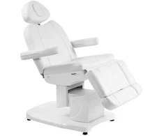 Activeshop Kosmetologinis krėslas AZZURRO 708A ELECTRIC 4 MOTOR Baltas HEATED
