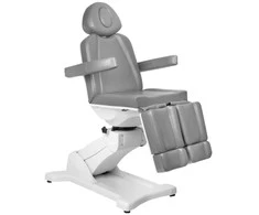Activeshop Kosmetologinis krėslas AZZURRO 869A PEDI ELECTRIC 5 MOTOR Pilkas