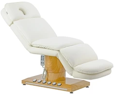 Activeshop CREAM Elektrinis kosmetologinis krėslas Sillon Cloud Kreminis, 3 varikliai