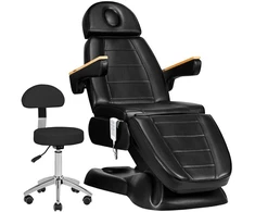Activeshop Elektrinis kosmetologinis krėslas SILLON Lux 273B + juoda kėdė 304