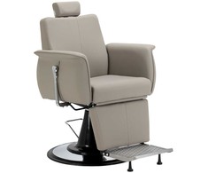 Activeshop Kirpyklos barberio kėdė Athena Pilkas and rusvai gelsvas
