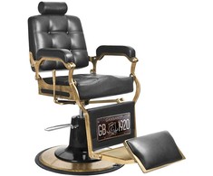 Activeshop Profesionali barberio kėdė Gabbiano Boss, juoda