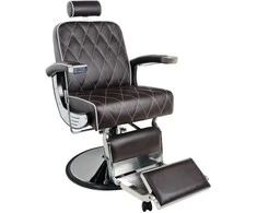 Activeshop Profesionali barberio kėdė Gabbiano Imperial, ruda