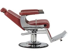 Activeshop Barberio kėdė Gabbiano Visionerio raudona su chromo rėmu
