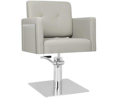 Activeshop Kirpyklos kėdė GABBIANO PROFESSIONAL HAIRDRESSING CHAIR BERGAMO Pilkas