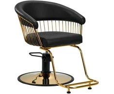 Activeshop Kirpyklos kėdė GABBIANO HAIRDRESSING CHAIR LILLE GOLD Juodas