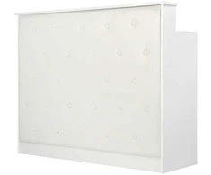 Activeshop Registratūros stalas GABBIANO RECEPTION DESK DIAMOND Baltas