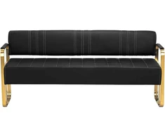 Activeshop Gabbio Avila laukiamojo sofa, aukso ir juodos spalvos