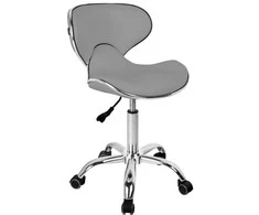 Activeshop Kosmetologinė meistro kėdutė Gabbiano Q-4599 Pilkas