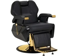Activeshop Hair System New York kirpėjo kėdė aukso juoda
