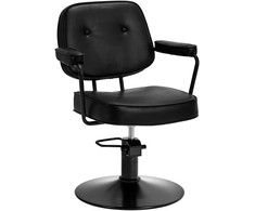 Activeshop Kirpėjo kėdė Hair System Tru Noir juoda