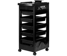 Activeshop Kirpyklos vežimėlis Hair System 8-5 Juodas