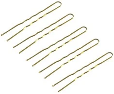 Activeshop Kirpyklų plaukų kuodeliai E-57 120 vnt. 5,6 cm aukso