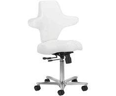 Activeshop Krzesło kosmetyczne Azzurro Special 152 śnieżnobiałe