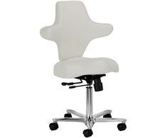 Activeshop Kosmetologinė meistro kėdutė su sėdynės pakreipimo ir fiksavimo funkcija Azzurro Special 152, pilka
