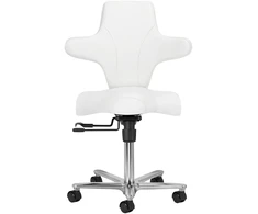 Activeshop Krzesło kosmetyczne Azzurro Special 152 śnieżnobiałe