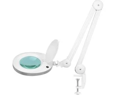 Activeshop Kosmetologinė LED lempa su lupa ELEGANTE 60LED 5D 6W (tvirtinama prie stalo)