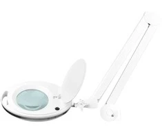 Activeshop Kosmetologinė LED lempa su lupa 5D 10W Baltas