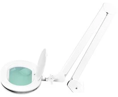 Activeshop Kosmetologinė LED lempa su lupa ELEGANTE 60LED 5D 5/10W ADJUSTABLE Baltas