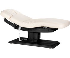 Activeshop Kosmetologinis SPA gultas Sillon Relax cream and juodas