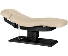 Activeshop Elektrinis SPA procedūrų gultas Sillon Relax, smėlio su tamsios medienos pagrindu