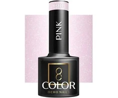 Activeshop Rožinė Hibridinis nagų lakas Ocho Nails Color Rožinė, 301 rožinis, 5 g