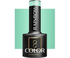 Activeshop Hibridinis nagų lakas Ocho Nails Color Rainbow, R10 mėtinė, 5 g
