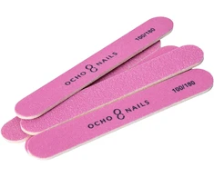 Activeshop Nagų dildės Ocho Nails mini tiesios 100/180, 50 vnt.