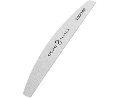 Activeshop Universali nagų dildė, 100/180 grūdėtumo, 10vnt, balta