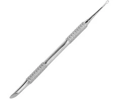 Activeshop Dvipusis manikiūro įrankis su kilpele, 14,3 cm
