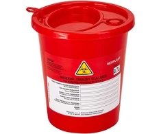 Activeshop Medicininių atliekų konteineris 0,7 l raudonas