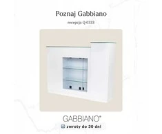 Activeshop Registratūros stalas GABBIANO RECEPTION DESK PEARL Baltas