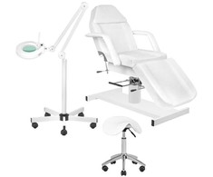 Activeshop Kosmetologinis fotelis su lempa A-210