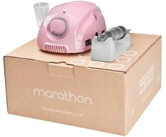 Activeshop Profesionali nagų freza Saeyang Marathon 3 Champion rožinė + antgalis H200