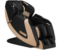 Activeshop Masažinis krėslas Sakura Luxury 808 Juodas and rusvai gelsvas