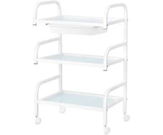 Activeshop Kosmetologinis vežimėlis Basic 121 Baltas