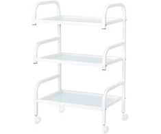 Activeshop Kosmetologinis vežimėlis Basic 122 Baltas