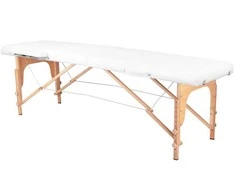Activeshop Sulankstomas masažo stalas Balance 2 Wood Baltas