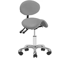 Activeshop Kosmetologinė meistro kėdutė COSMETIC STOOL GIOVANNI Pilkas