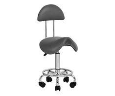 Activeshop Kosmetologinė meistro kėdutė STOOL BEAUTY 3 Pilkas