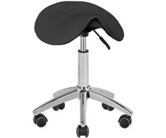 Activeshop Kosmetologinė meistro kėdutė STOOL BEAUTY ROUND Juodas