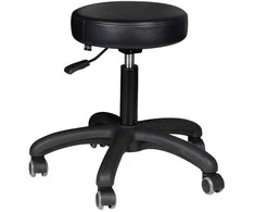 Activeshop Kosmetologinė meistro kėdutė BEAUTY STOOL ELEGANT Juodas