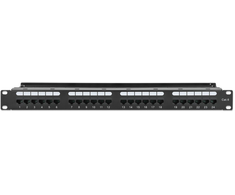 Intellinet 721035 Patch Panel Rack 19" 1U 24 porty RJ45 Cat6 UTP