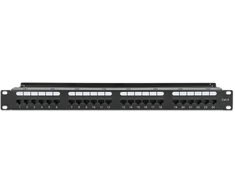 Intellinet 721035 Patch Panel Rack 19" 1U 24 porty RJ45 Cat6 UTP