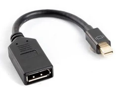 LANBERG AD-0003-BK adapteris mini Displayport M -> Displayport F