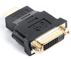 LANBERG AD-0014-BK adapter HDMI M ->DVI-D F 24+1