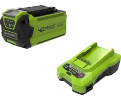 Akumuliatorius Greenworks GSK40B2; 40 V; 4,0 Ah; Li-ion + pakrovėjas